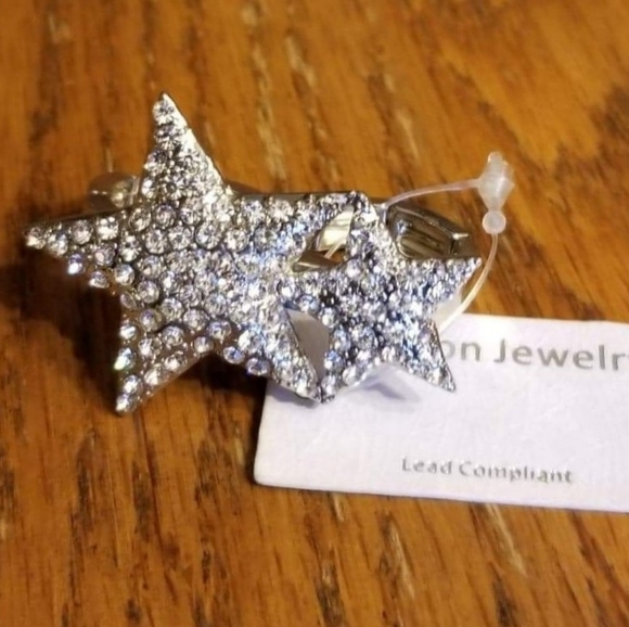 NWT Stretchy Jewelry Double Knuckle Star Ring - Picture 3 of 9